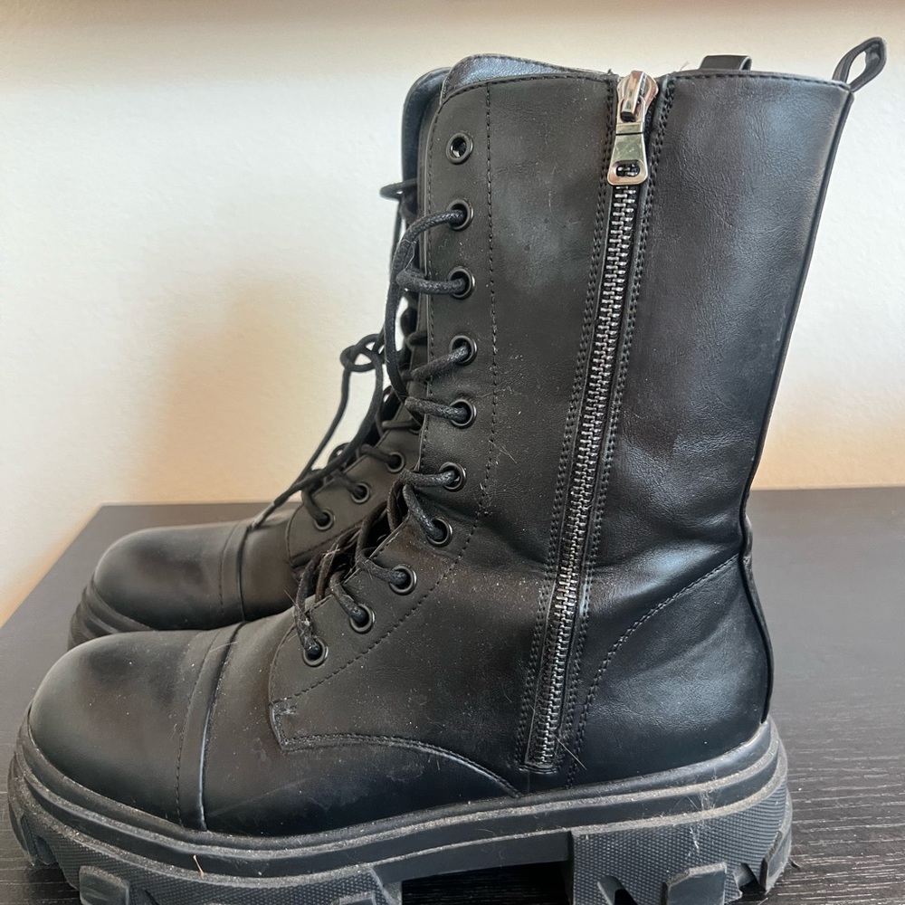 Dream Pairs Combat Boots Womens 9